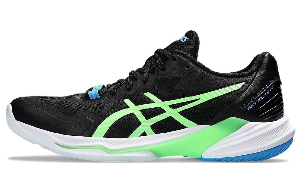 Asics Кроссовки для тренировок Низкие Черно-зеленые Мужские