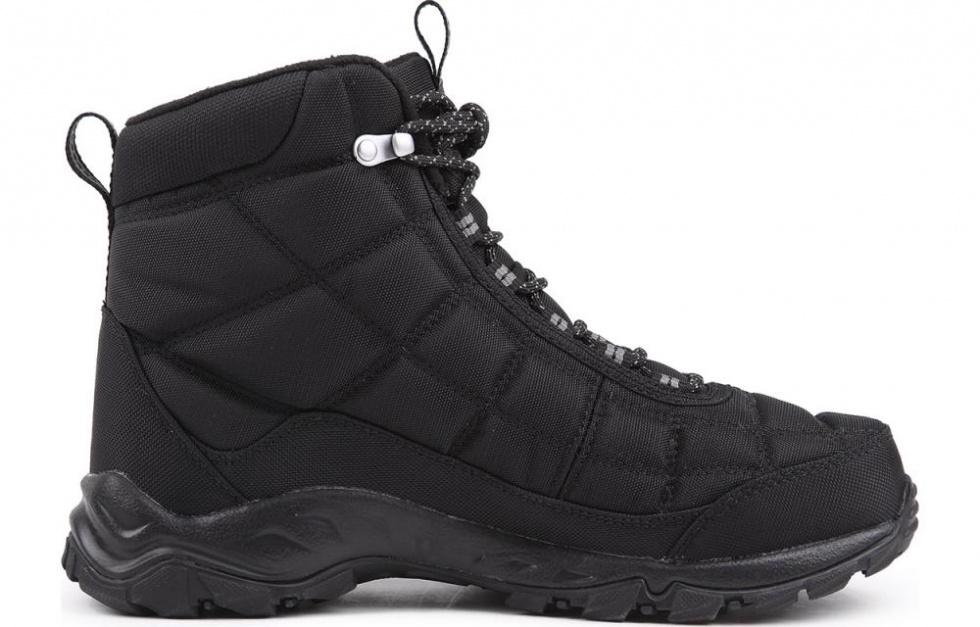 Columbia Cushioned Slip-Resistant Water-Resistant Warm High-Top Trekking Shoes Men's Black
