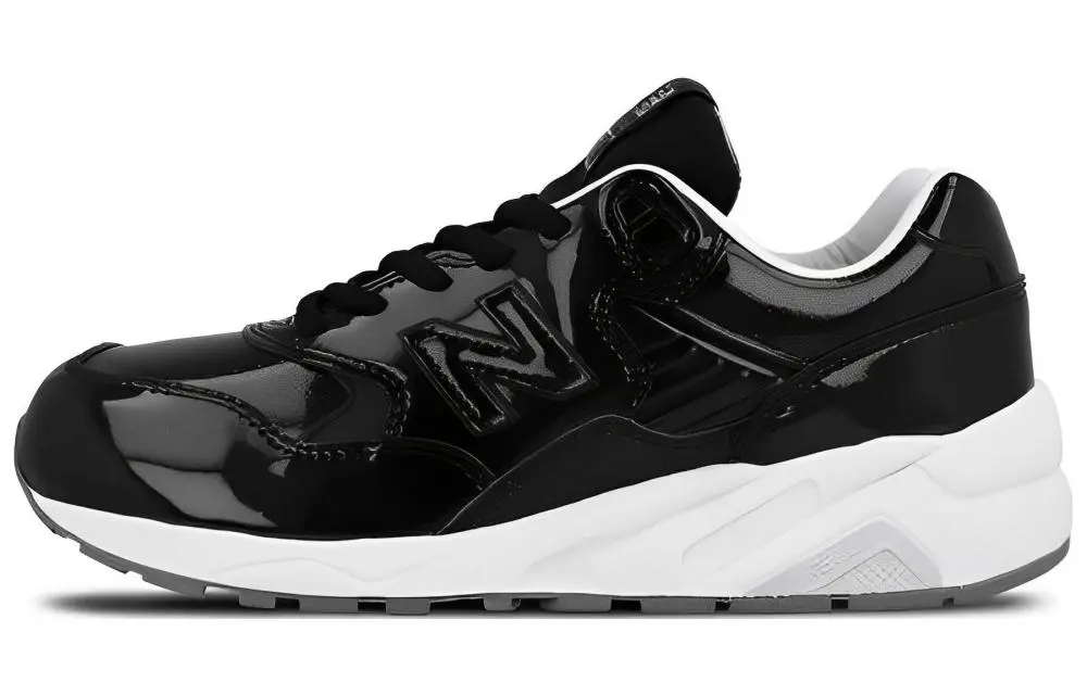 New Balance 580 Black Patent Leather Women's