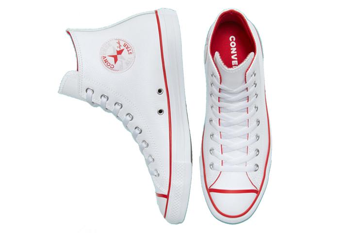 Converse Seasonal Color Leather Chuck Taylor All Star 'Red White' купить в интернет-магазине Yoocart с быстрой доставкой по России.