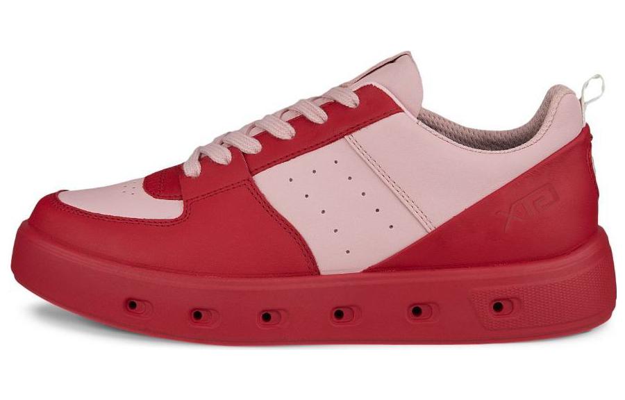 Ecco Low-Top Skateboard Shoes Women's Red