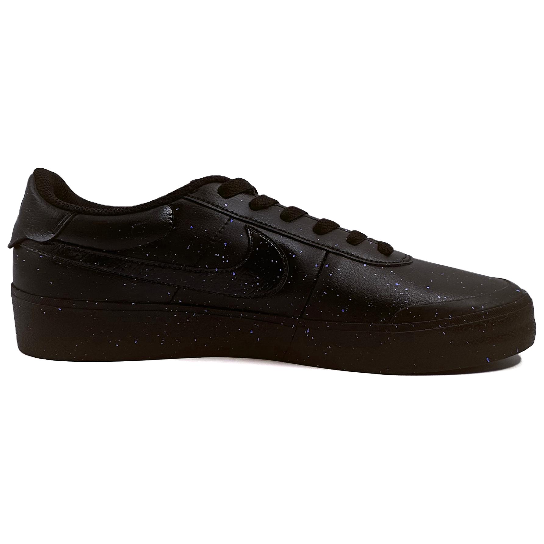 Nike Court Shot Low Top Skateboard Shoes Unisex Black Blue купить в интернет-магазине Yoocart с быстрой доставкой по России.