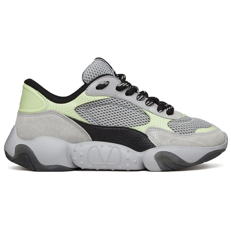 Valentino Bubbleback Low top Casual Shoes Men's Gray