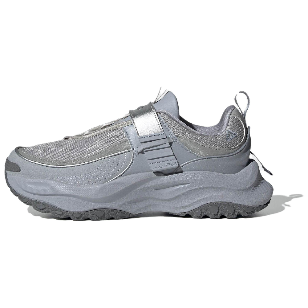 Adidas Maxxwavy Anti-Slip Wear-Resistant Low-Top Casual Running Shoes Women's Silver Gray