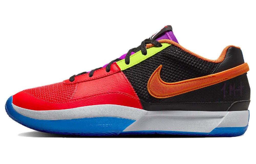 NIKE Ja 1 Баскетбольные кроссовки Low Top Красный, оранжевый, синий Мужские