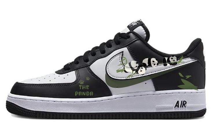 Nike Air Force 1 Low-Top Skateboard Shoes Unisex White Black