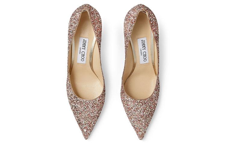 Jimmy Choo Love 85mm Glitter-detail Pumps