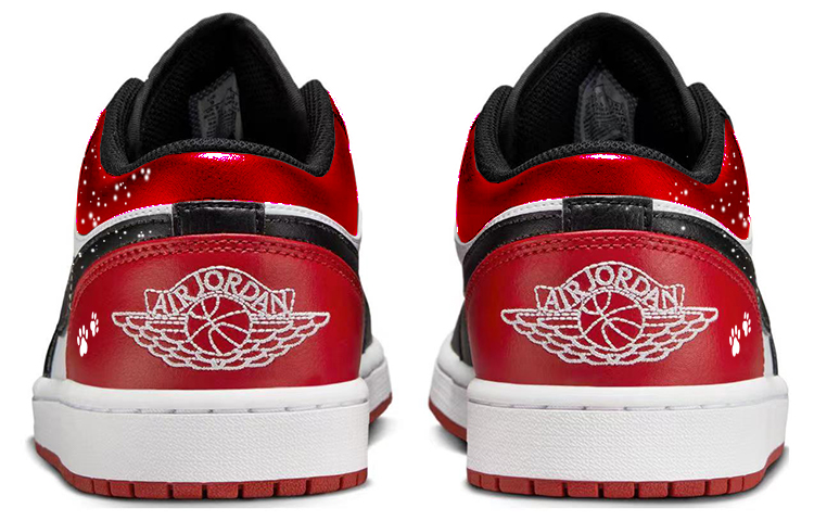 Jordan Air Jordan 1 Vintage Basketball Shoes Women's Low Top Red/Black