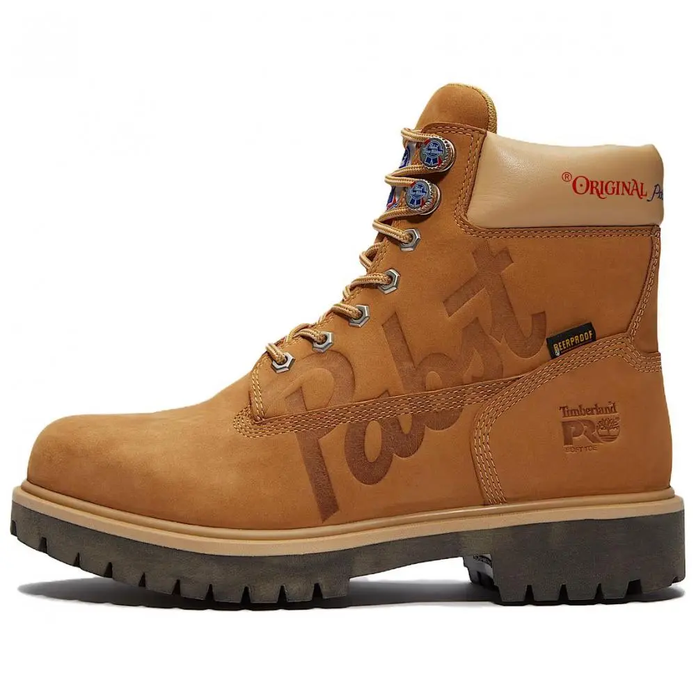 PABST BLUE RIBBON x Timberland PRO Abrasion Resistant Short Outdoor Boots Men's Brown