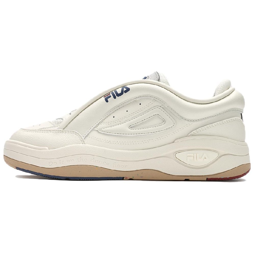 FILA MIX 2 Low Top Skateboard Shoes Men's Milk White