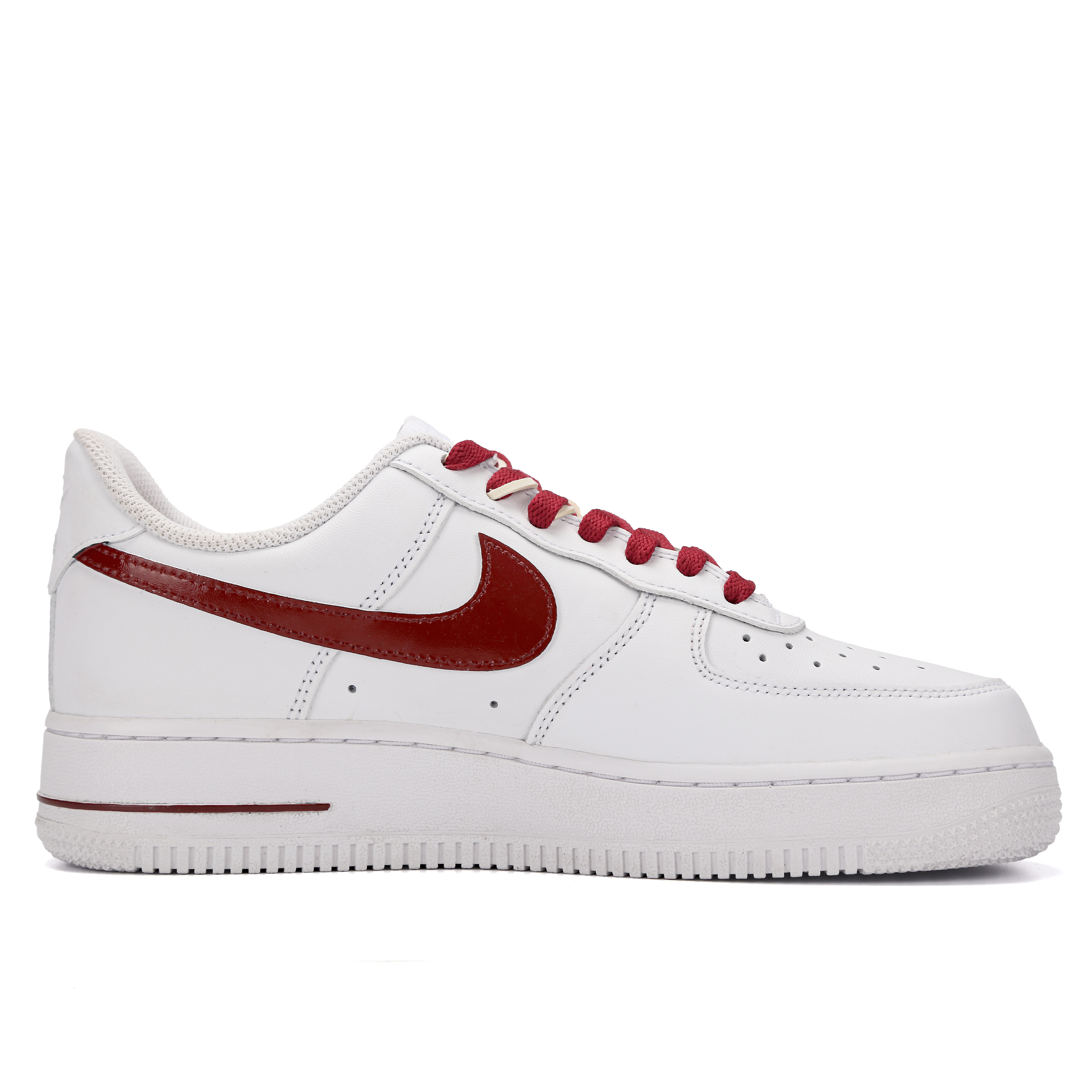 Nike Air Force 1 Paper Is Short And Long Abrasion Resistant Low top Skateboard Shoes Unisex Red White купить в интернет-магазине Yoocart с быстрой доставкой по России.