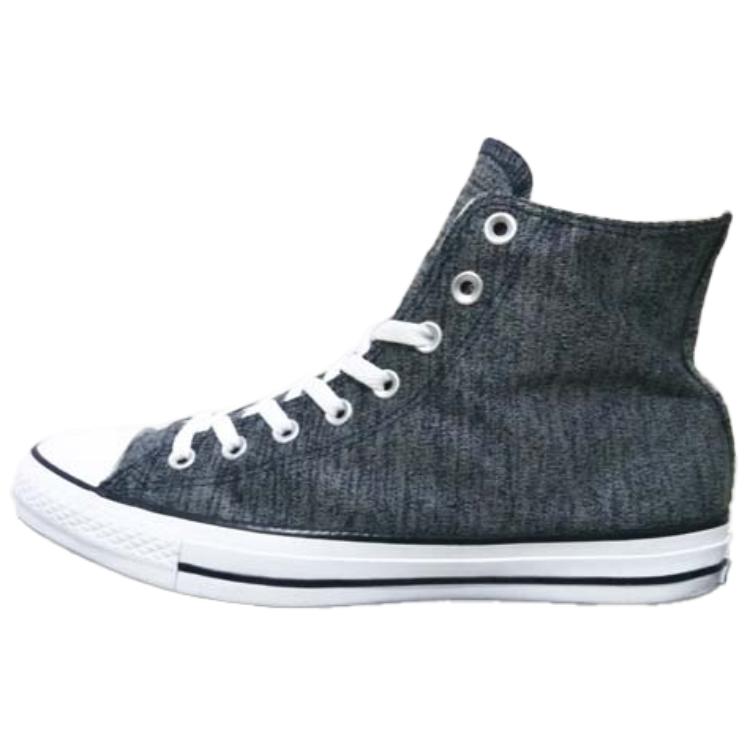 Converse CT Anti Slip Wear Resistant High Top Canvas Shoes Unisex Black Gray