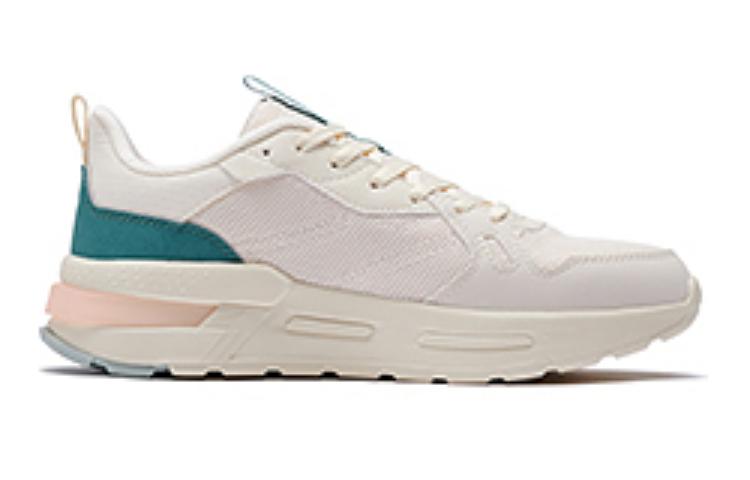 361° Anti Slip Wear Resistant Low Top Sports Casual Shoes Women's Beige Cyan
