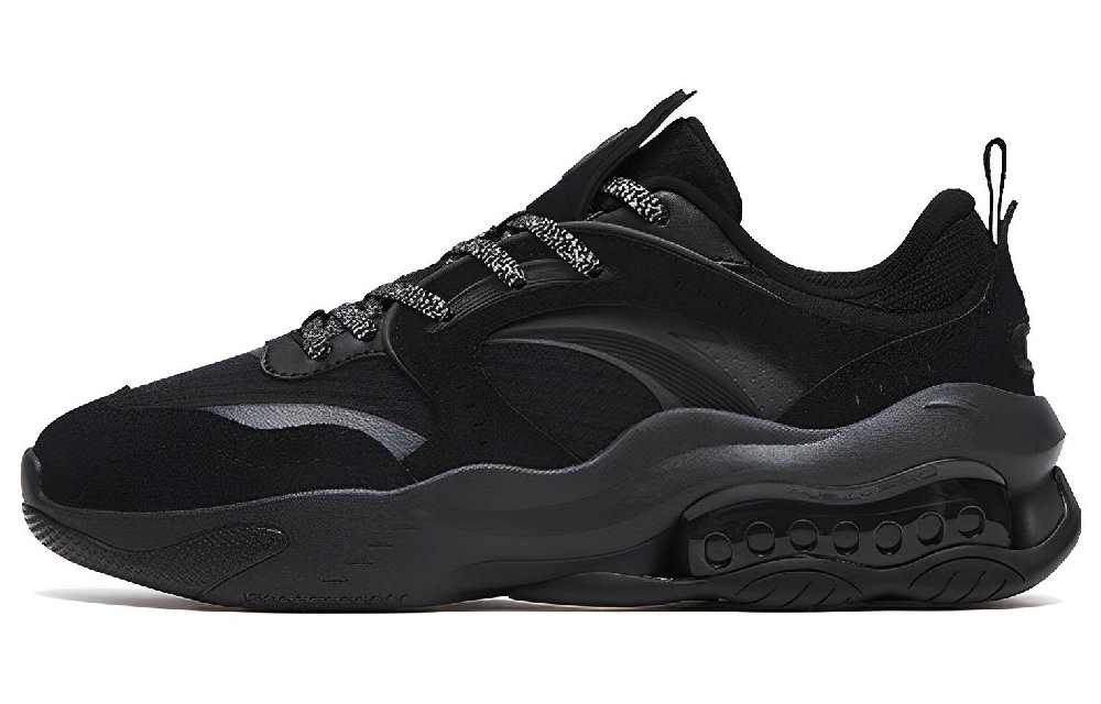 Anta Kaiyuan 982 Anti-Slip And Wear-Resistant Rebound Low-Top Sports Casual Shoes Black Gray Color