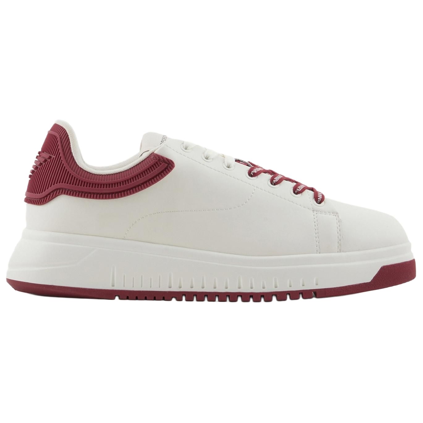 EMPORIO ARMANI Logo Patch Lace Up Sneakers