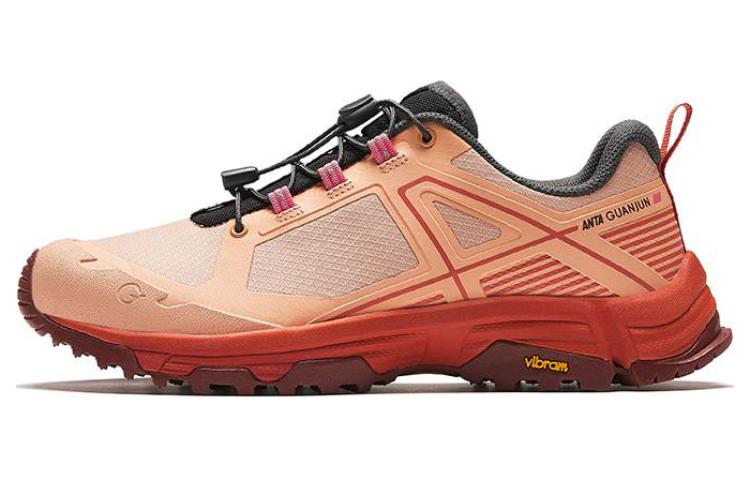 Anta Champion Series Cushioning, Wear Resistant Low Top Casual Shoes Women's Red Pink