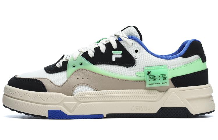 FILA FUSION Classic Skate Shoes 'Black White Blue'