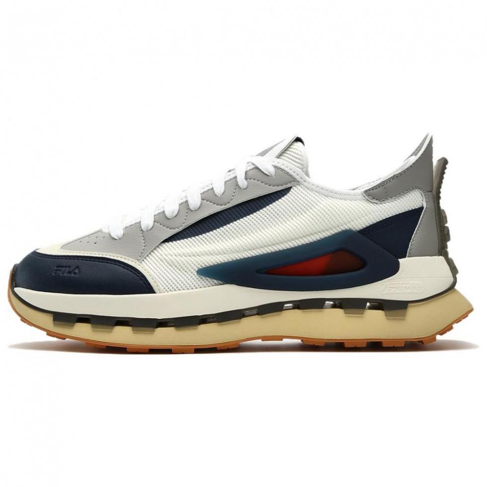 FILA KM Low Top Casual Shoes Men's Antique White