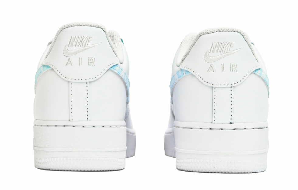Nike Air Force 1 Low ABLOODING Low Top Skateboard Shoes Women's White Blue купить в интернет-магазине Yoocart с быстрой доставкой по России.