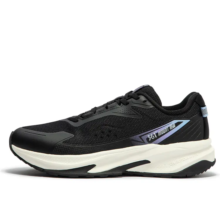 361° Shock Absorbers Slip Resistant Abrasion Resistant Low top Running Shoes Women's Black Blue