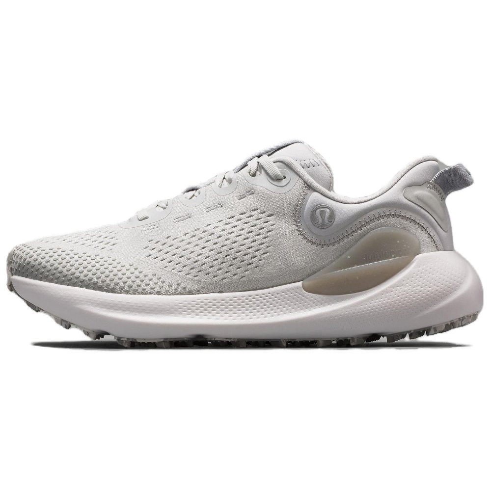 Lululemon Breathable Low Top Running Shoes Unisex White Silver