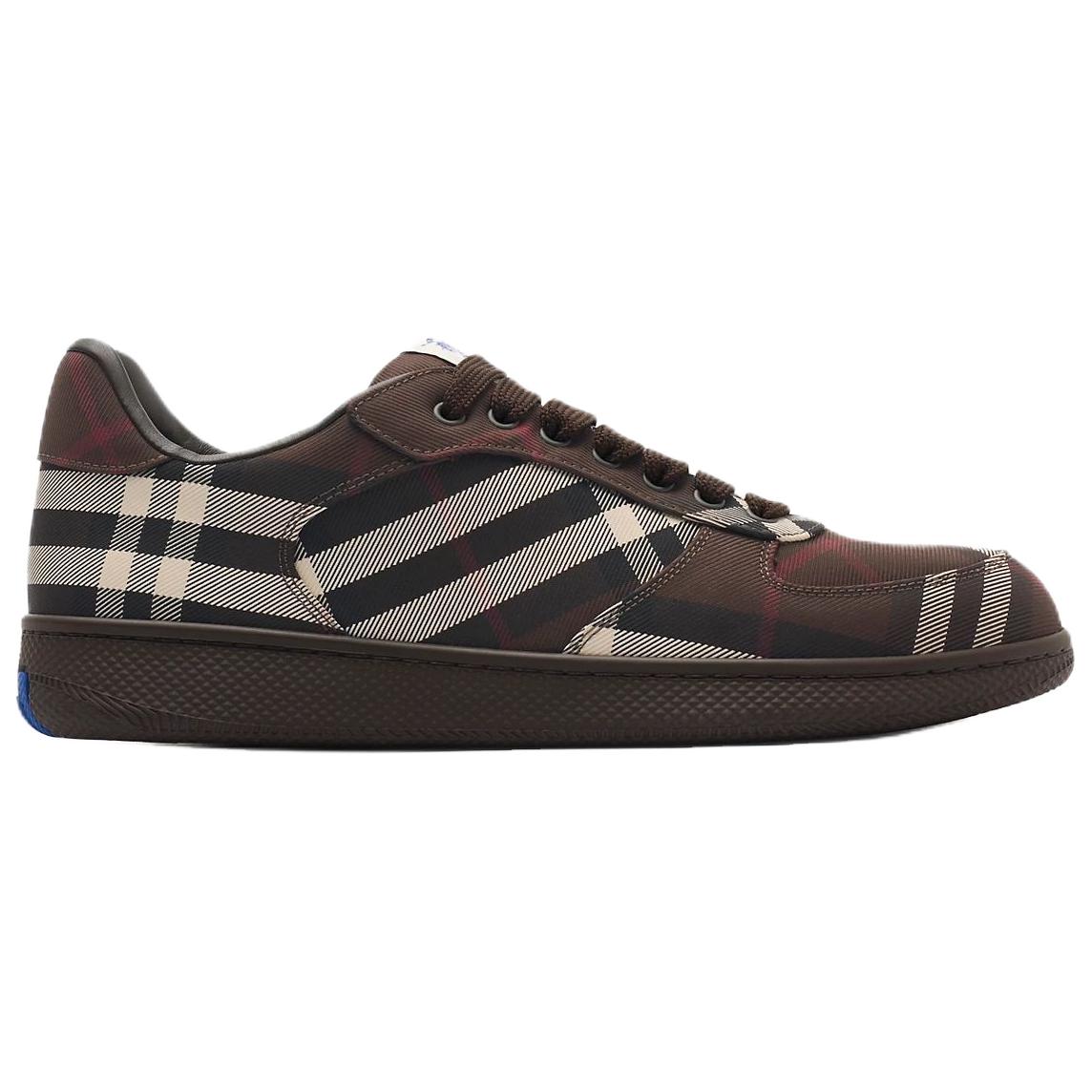 Burberry Terrace Low top Skateboard Shoes Men's Russet