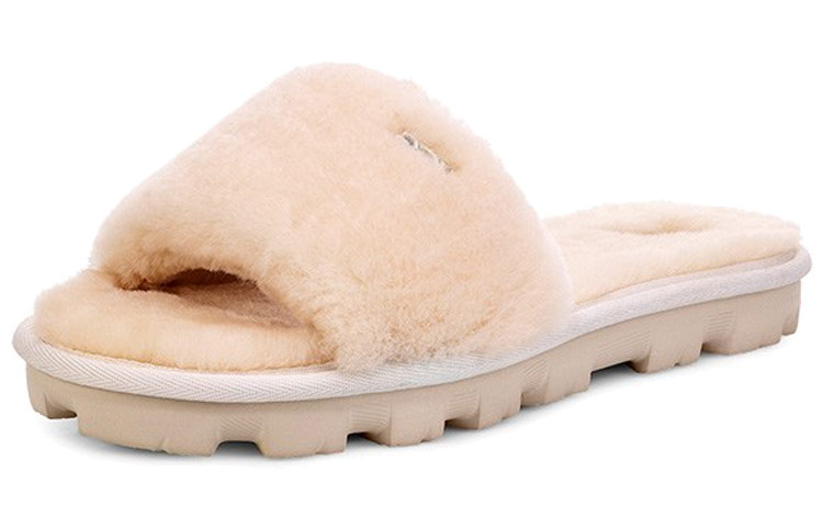 UGG Rubber Sole Slip Resistant Antibacterial Slide Slippers Women's Natural купить в интернет-магазине Yoocart с быстрой доставкой по России.