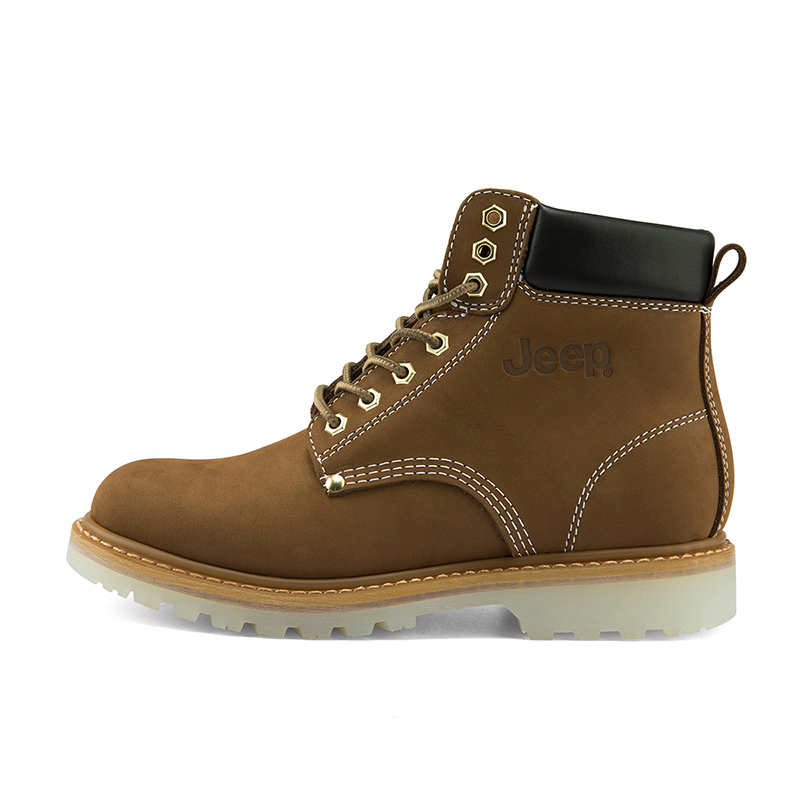Jeep Martin Boots Men Brown