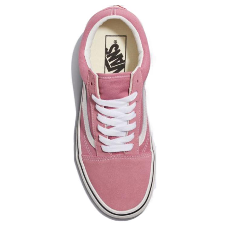 Vans Old Skool Collection Anti Slip Wear Resistant Low Top Skateboard Shoes Unisex Pink