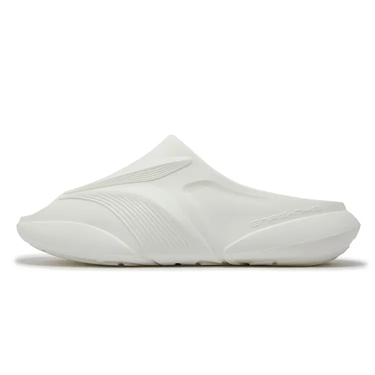 361° Speeding Slip Resistant Abrasion Resistant Massage Slide Slippers Unisex Feather White
