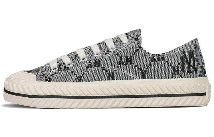 MLB NY Slip-Resistant Low-Top Canvas Shoes Unisex Gray