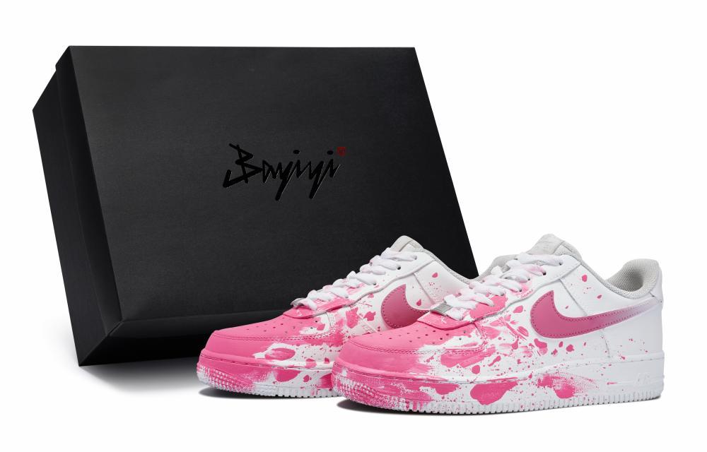 Nike Air Force 1 Skateboard Shoes Men Low-Top Pink/White