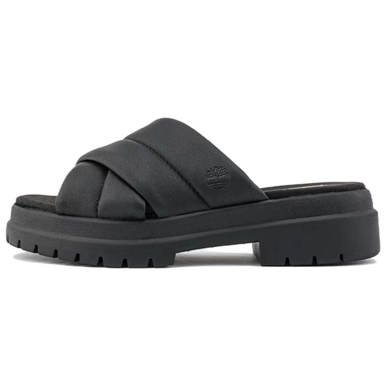 Timberland Slip-Resistant Abrasion-Resistant Slide Slippers Women's Black