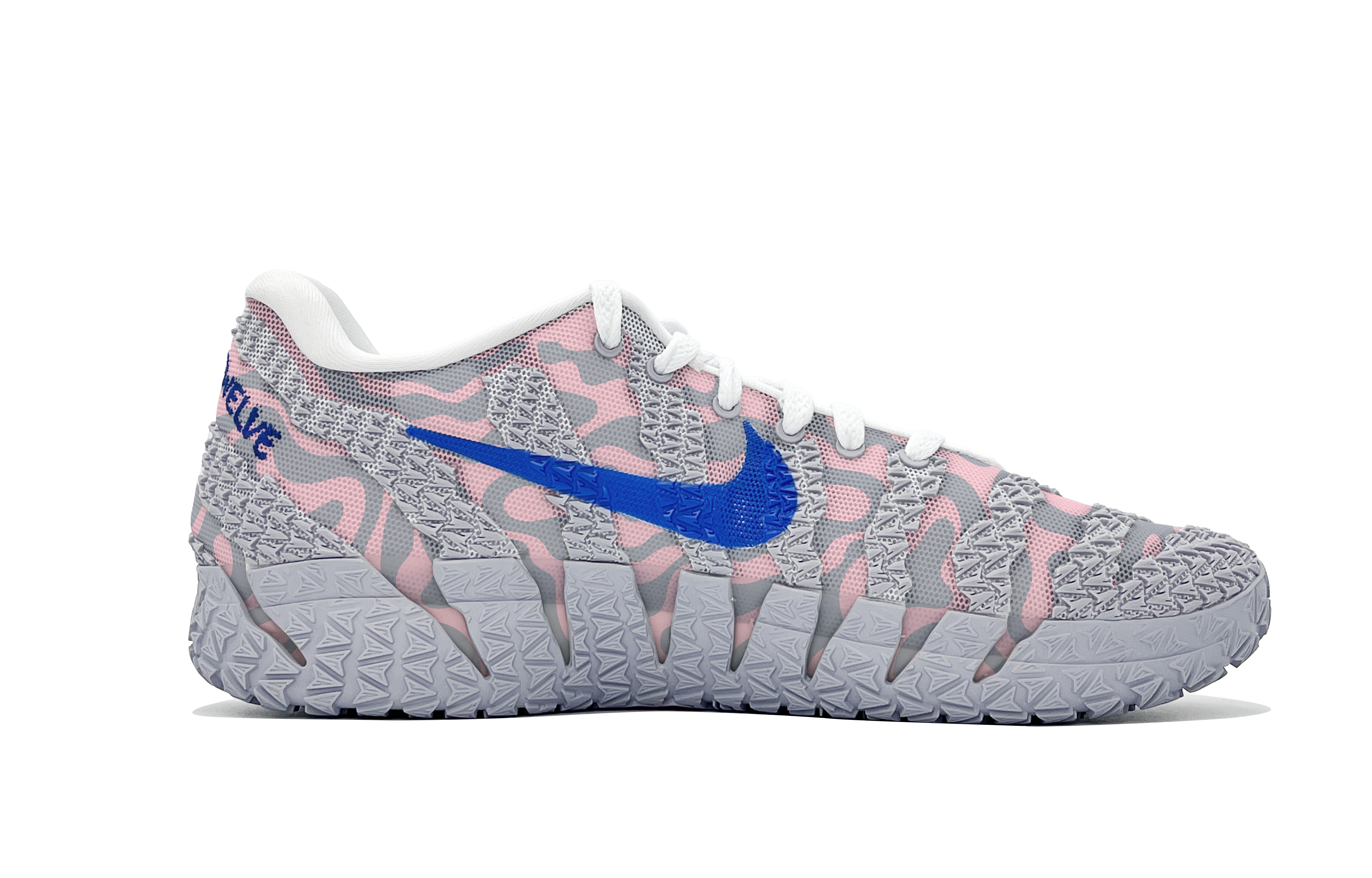 Nike Ja Morant 3 Low top Basketball Shoes Unisex Gray White Pink