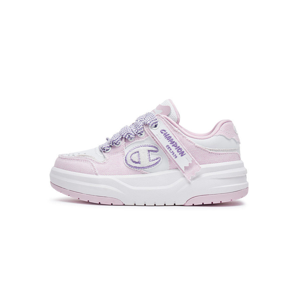 Champion Towel Skate Low-Top Skateboard Shoes Women's Light Purple