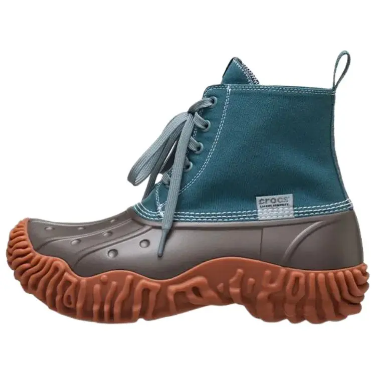 Salehe Bembury x Crocs Polle Ankle Boots Unisex Blue Green