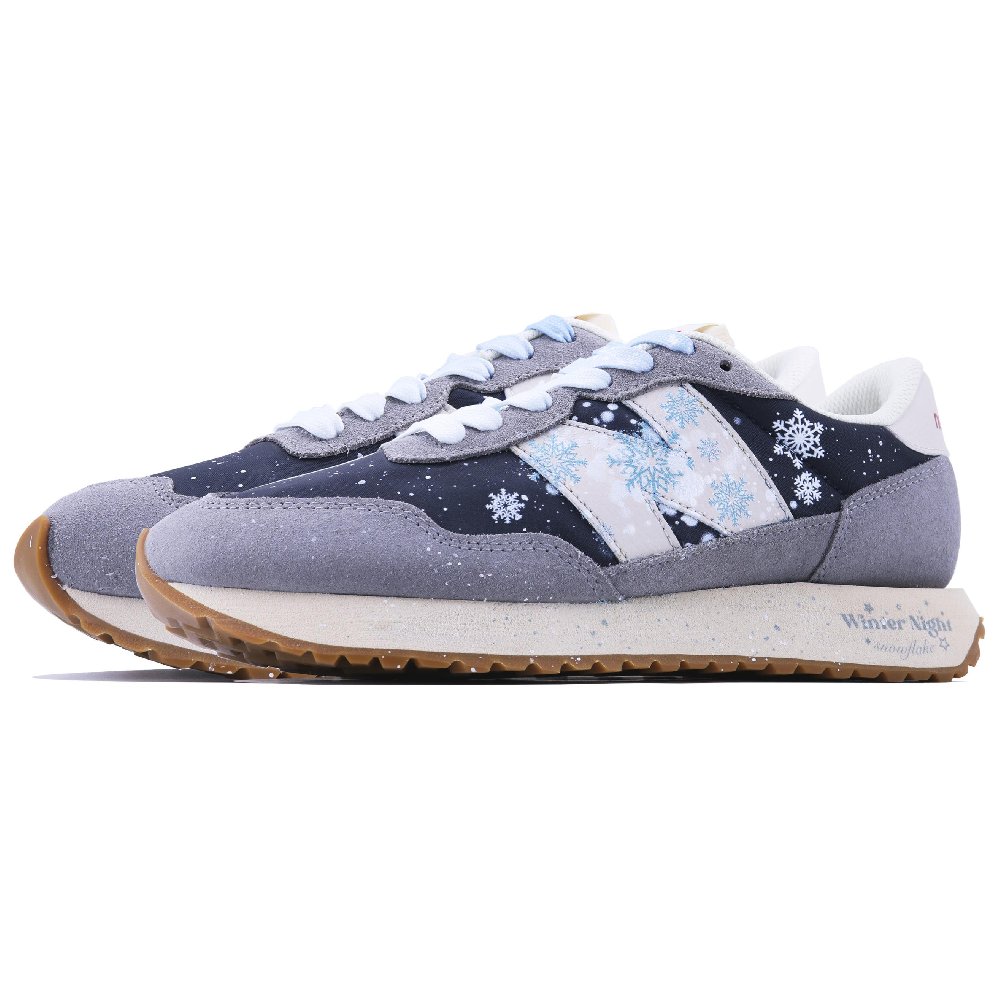 New Balance NB 237 Anti-Slip Wear-Resistant Low-Top Casual Running Shoes Unisex Gray