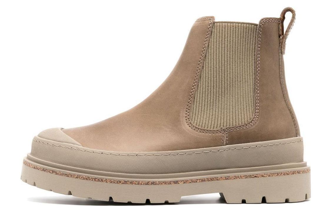 Birkenstock Prescott Short Chelsea Boots 5cm Unisex Taupe