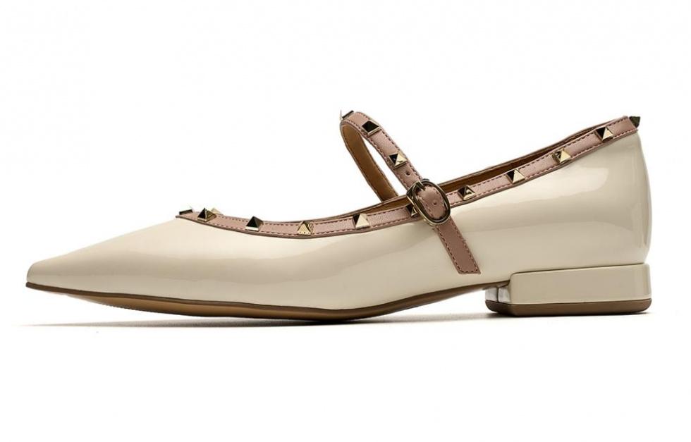 EBLAN Casual Single Shoes Women's Ecru