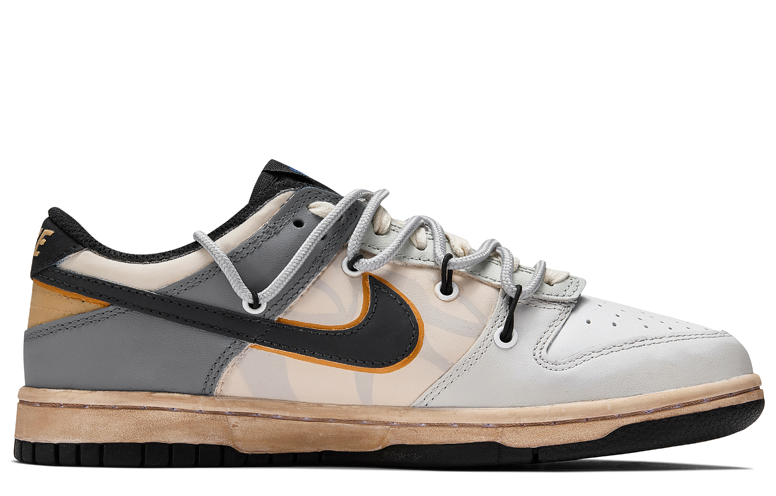 Nike Dunk Skateboard Shoes Women's Low top Black/Brown
