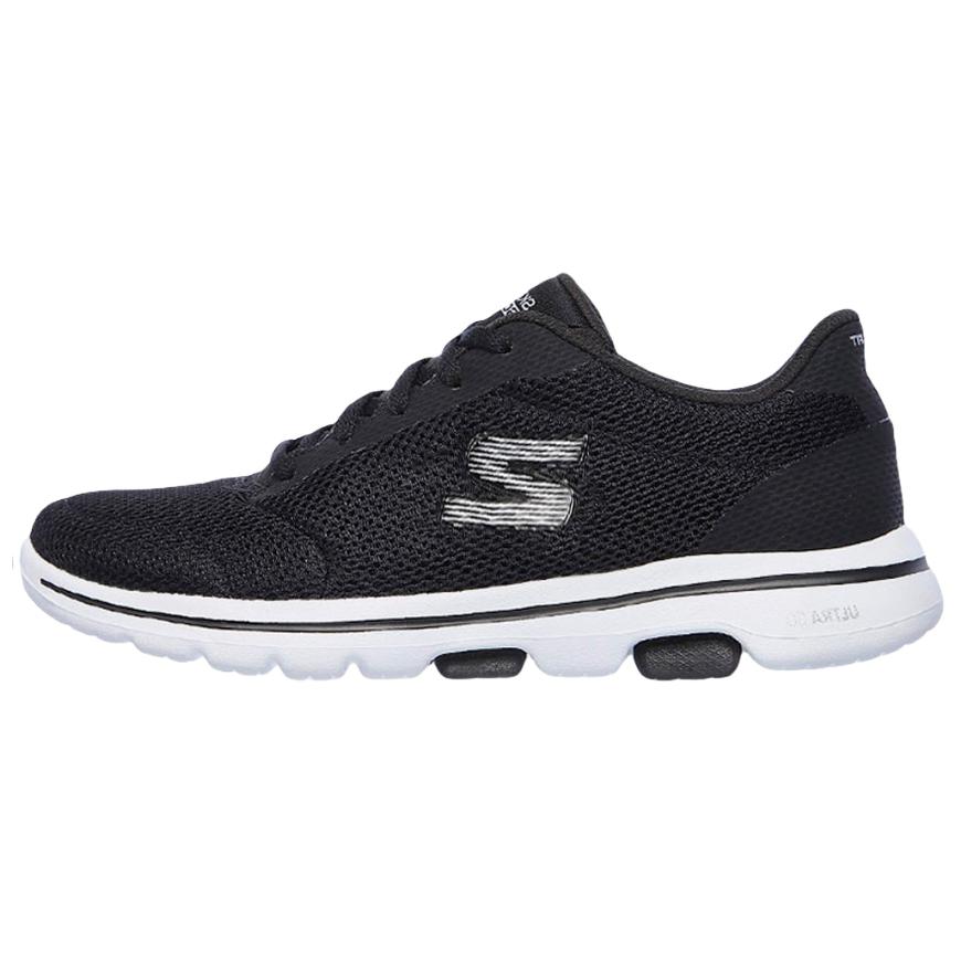 Skechers Go Walk Cushioning Lightweight Casual Sports Shoe Black Women's