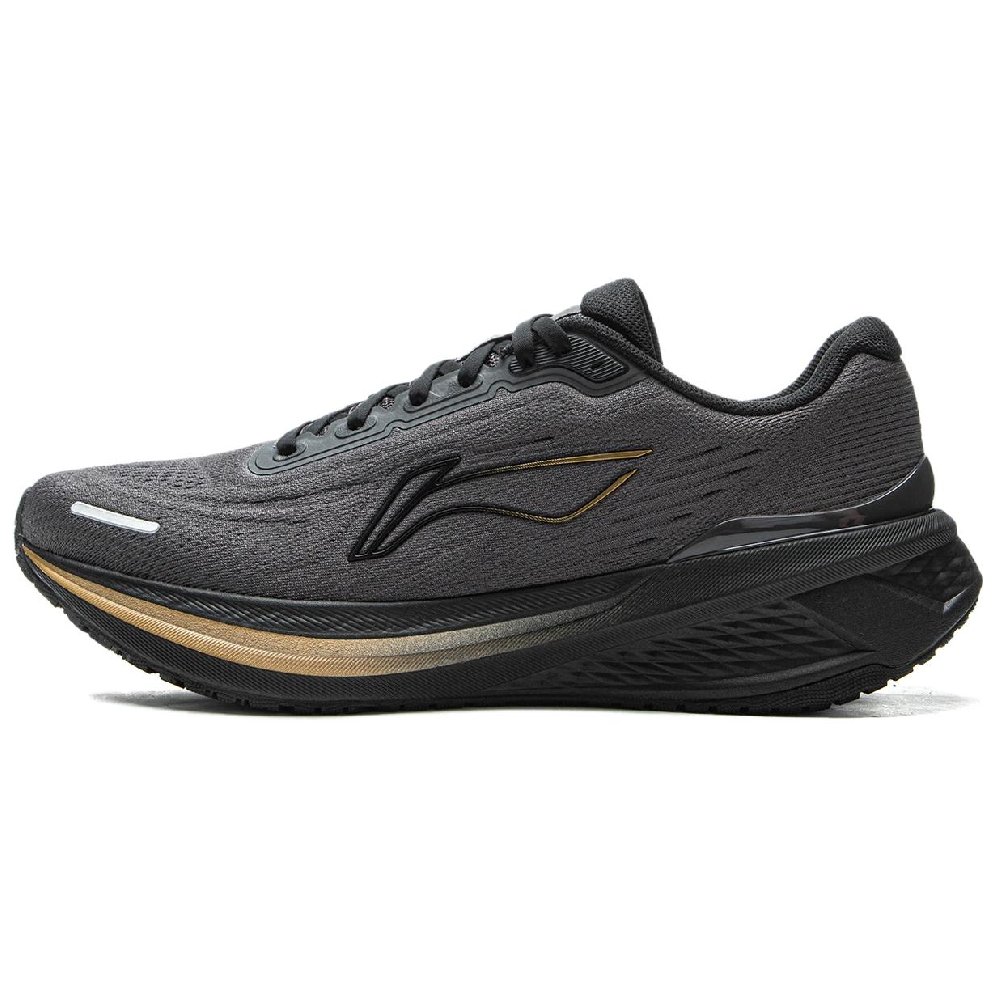LiNing MINEPAIR 3.0 V2 Shock Absorbers Slip Resistant Abrasion Resistant Breathable Low Top Running Shoes Men's Black