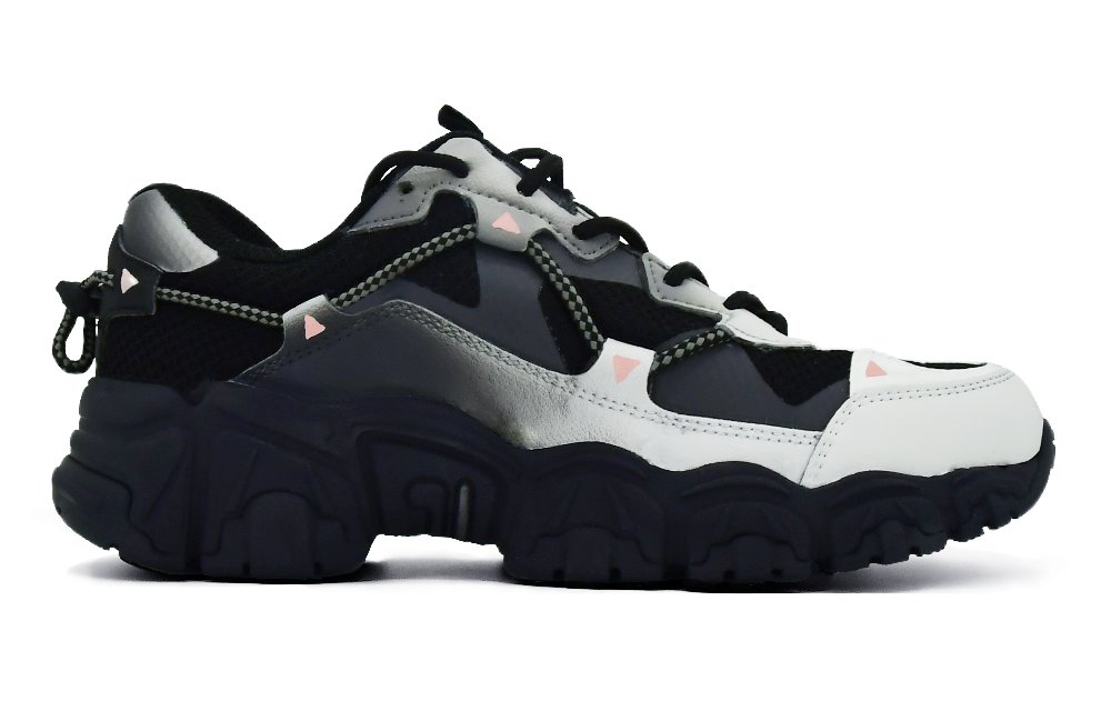 FILA Cat Claw Anti-Slip And Wear-Resistant Breathable Low-Top Casual Shoes Unisex Black White