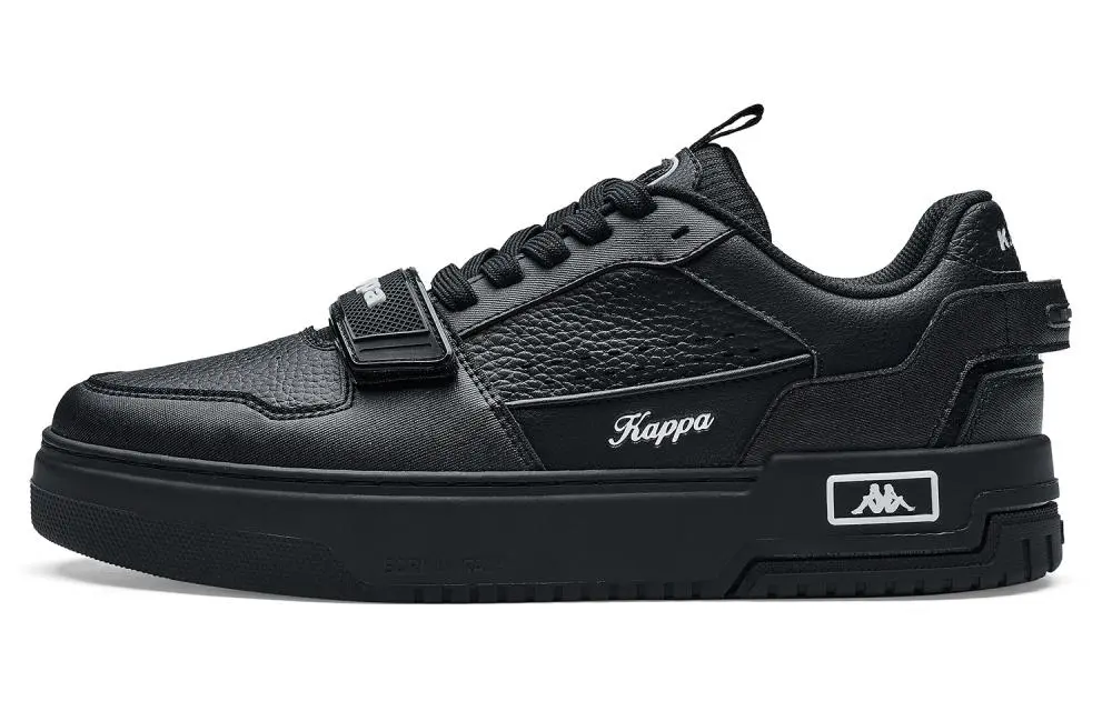 Kappa Back to Back Low top Skateboard Shoes Unisex Black
