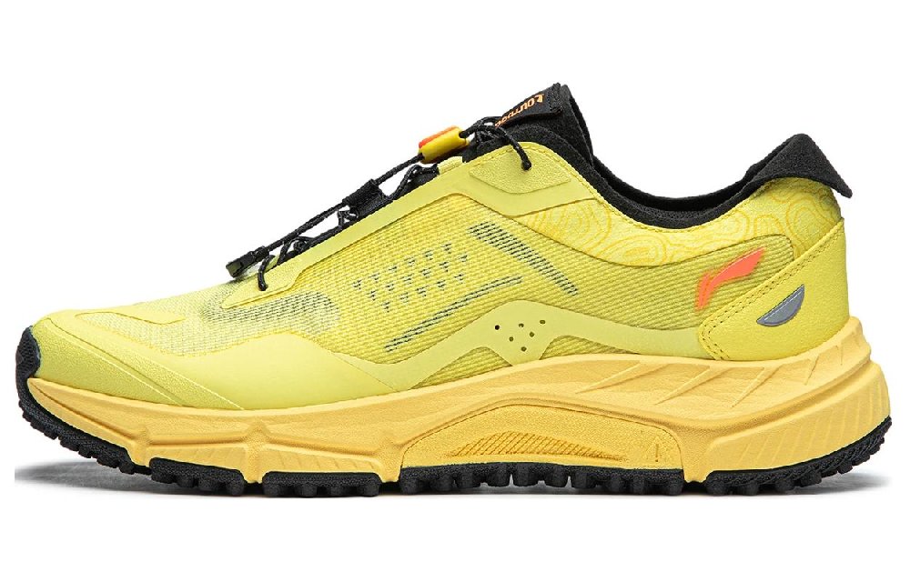 LiNing Yijie Lite V3 Shock Absorbers With Slip Resistant Features Low Top Hiking Shoes Men's Yellow Black