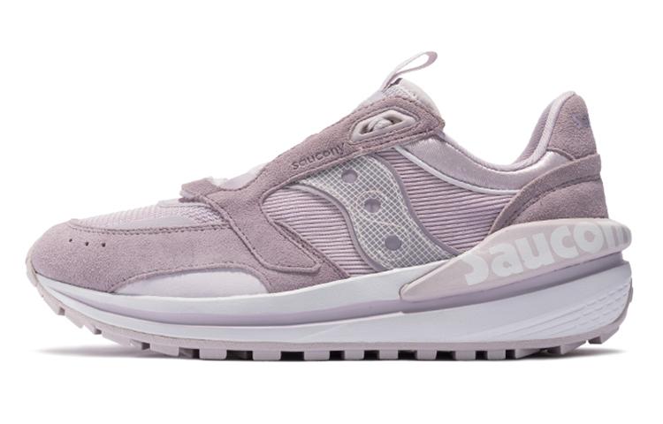 Saucony Jazz Cushioning Anti-Slip Wear-Resistant Breathability Low-Top Running Shoes Women's Pink