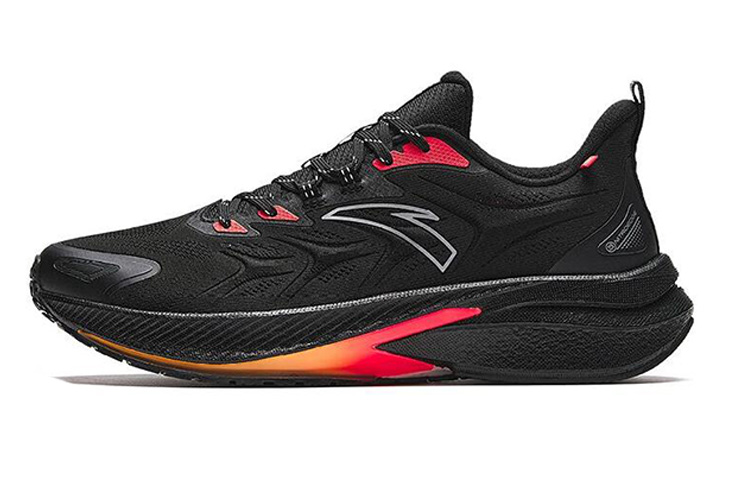 Anta Rocket 5.0 Anti Slip Wear Resistant Low Top Training Running Shoes Men's Black Red