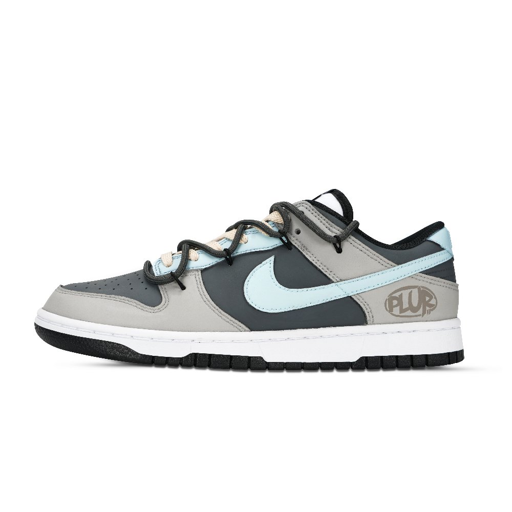 Nike Dunk Black White, American Campus Anti Slip Wear Resistant Low Top Skateboard Shoes Unisex Dark Gray