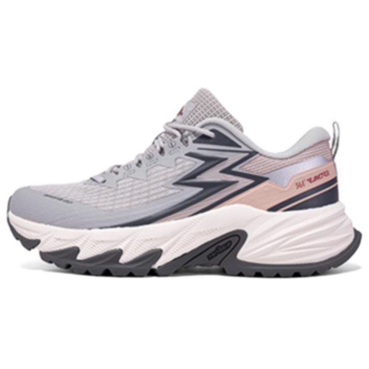 361° Wear-Resistant Slip-Resistant Low-Top Outdoor Shoes Women's Gray Black