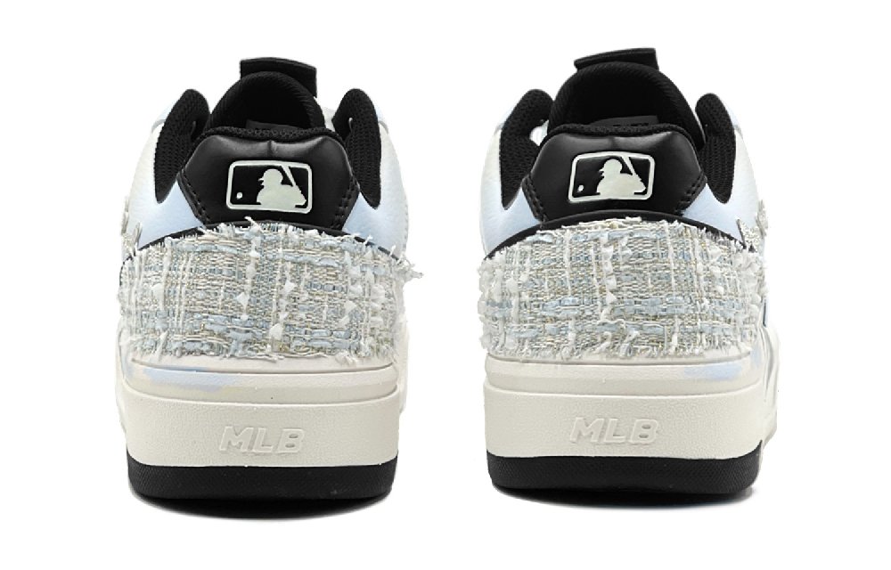 MLB Chunky Liner Fall And Winter Refresh Anti-Slip Wear-Resistant Low-Top Skateboard Shoes Unisex Blue White